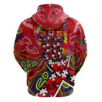 Autism Awareness Australia St Kilda Saints Hoodie Aboriginal Indigenous Art