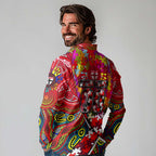 Autism Awareness Australia St Kilda Saints Long Sleeve Polo Shirt Aboriginal Indigenous Art