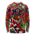 Autism Awareness Australia St Kilda Saints Long Sleeve Shirt Aboriginal Indigenous Art