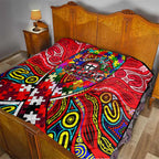 Autism Awareness Australia St Kilda Saints Quilt Aboriginal Indigenous Art