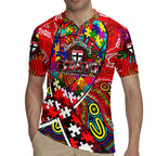 Autism Awareness Australia St Kilda Saints Rugby Jersey Aboriginal Indigenous Art