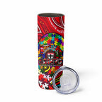 Autism Awareness Australia St Kilda Saints Skinny Tumbler Aboriginal Indigenous Art