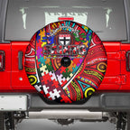 Autism Awareness Australia St Kilda Saints Spare Tire Cover Aboriginal Indigenous Art