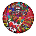 Autism Awareness Australia St Kilda Saints Spare Tire Cover Aboriginal Indigenous Art