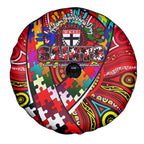 Autism Awareness Australia St Kilda Saints Spare Tire Cover Aboriginal Indigenous Art