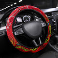 Autism Awareness Australia St Kilda Saints Steering Wheel Cover Aboriginal Indigenous Art