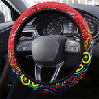 Autism Awareness Australia St Kilda Saints Steering Wheel Cover Aboriginal Indigenous Art