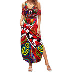Autism Awareness Australia St Kilda Saints Summer Maxi Dress Aboriginal Indigenous Art