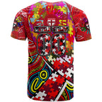Autism Awareness Australia St Kilda Saints T Shirt Aboriginal Indigenous Art