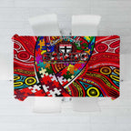 Autism Awareness Australia St Kilda Saints Tablecloth Aboriginal Indigenous Art
