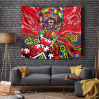 Autism Awareness Australia St Kilda Saints Tapestry Aboriginal Indigenous Art