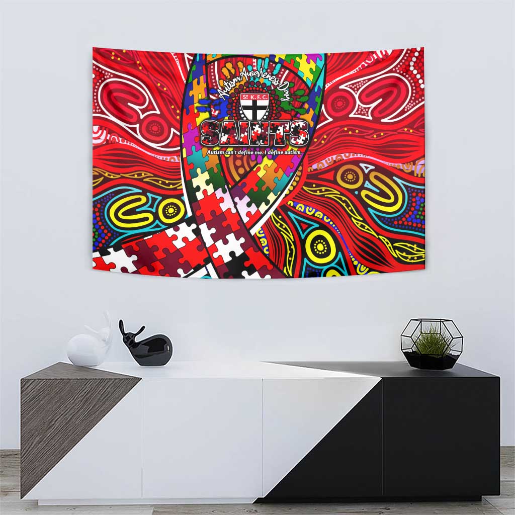 Autism Awareness Australia St Kilda Saints Tapestry Aboriginal Indigenous Art