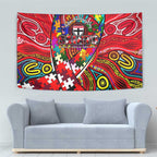 Autism Awareness Australia St Kilda Saints Tapestry Aboriginal Indigenous Art