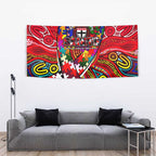 Autism Awareness Australia St Kilda Saints Tapestry Aboriginal Indigenous Art