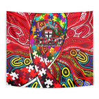 Autism Awareness Australia St Kilda Saints Tapestry Aboriginal Indigenous Art