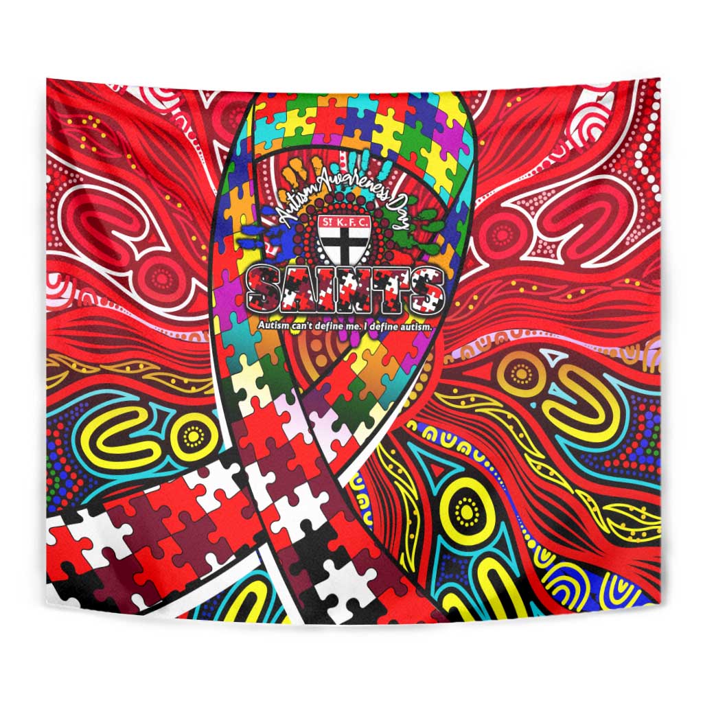 Autism Awareness Australia St Kilda Saints Tapestry Aboriginal Indigenous Art