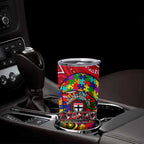 Autism Awareness Australia St Kilda Saints Tumbler Cup Aboriginal Indigenous Art