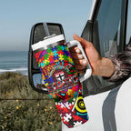 Autism Awareness Australia St Kilda Saints Tumbler With Handle Aboriginal Indigenous Art