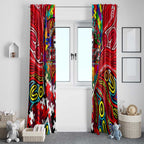 Autism Awareness Australia St Kilda Saints Window Curtain Aboriginal Indigenous Art