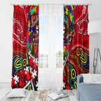 Autism Awareness Australia St Kilda Saints Window Curtain Aboriginal Indigenous Art