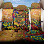 Autism Awareness Australia GWS Giants Back Car Seat Cover Aboriginal Indigenous Art