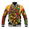 Autism Awareness Australia GWS Giants Baseball Jacket Aboriginal Indigenous Art