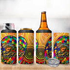 Autism Awareness Australia GWS Giants 4 in 1 Can Cooler Tumbler Aboriginal Indigenous Art