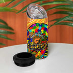 Autism Awareness Australia GWS Giants 4 in 1 Can Cooler Tumbler Aboriginal Indigenous Art