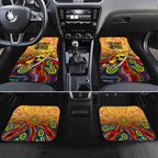 Autism Awareness Australia GWS Giants Car Mats Aboriginal Indigenous Art