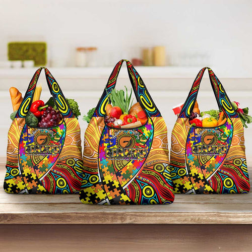 Autism Awareness Australia GWS Giants Grocery Bag Aboriginal Indigenous Art