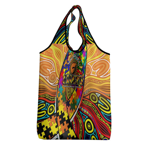 Autism Awareness Australia GWS Giants Grocery Bag Aboriginal Indigenous Art