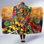 Autism Awareness Australia GWS Giants Hooded Blanket Aboriginal Indigenous Art