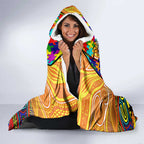 Autism Awareness Australia GWS Giants Hooded Blanket Aboriginal Indigenous Art