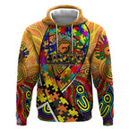 Autism Awareness Australia GWS Giants Hoodie Aboriginal Indigenous Art