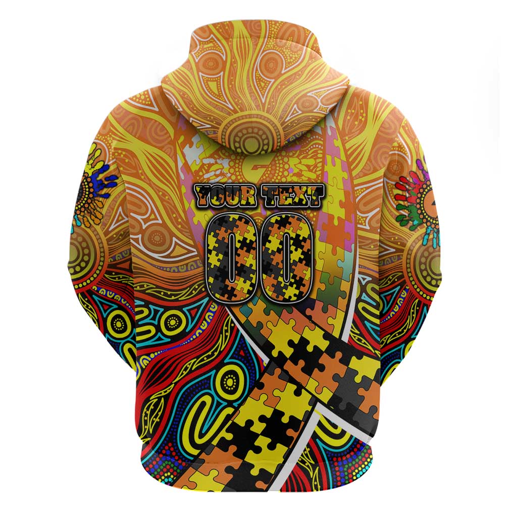 Autism Awareness Australia GWS Giants Hoodie Aboriginal Indigenous Art