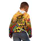 Autism Awareness Australia GWS Giants Kid Hoodie Aboriginal Indigenous Art