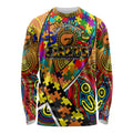 Autism Awareness Australia GWS Giants Long Sleeve Shirt Aboriginal Indigenous Art