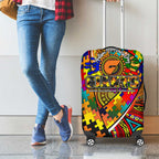 Autism Awareness Australia GWS Giants Luggage Cover Aboriginal Indigenous Art