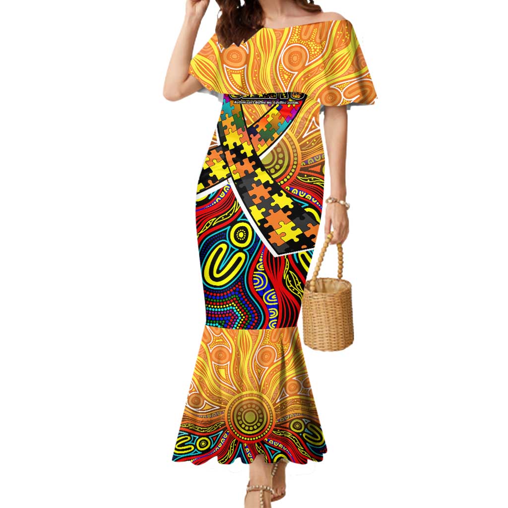 Autism Awareness Australia GWS Giants Mermaid Dress Aboriginal Indigenous Art