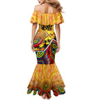 Autism Awareness Australia GWS Giants Mermaid Dress Aboriginal Indigenous Art
