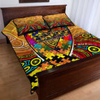 Autism Awareness Australia GWS Giants Quilt Bed Set Aboriginal Indigenous Art