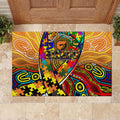 Autism Awareness Australia GWS Giants Rubber Doormat Aboriginal Indigenous Art