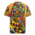 Autism Awareness Australia GWS Giants Rugby Jersey Aboriginal Indigenous Art