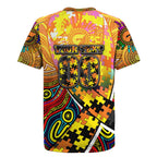 Autism Awareness Australia GWS Giants Rugby Jersey Aboriginal Indigenous Art