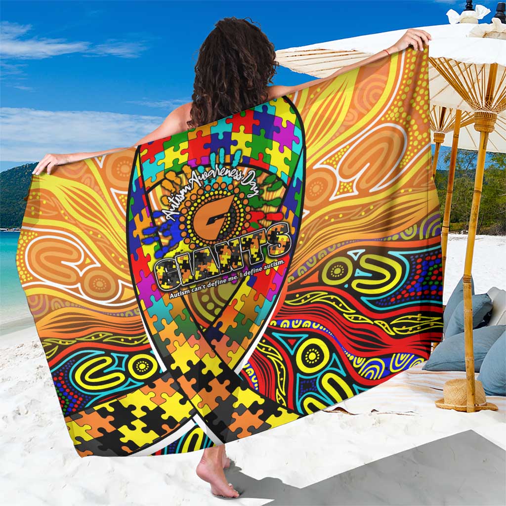 Autism Awareness Australia GWS Giants Sarong Aboriginal Indigenous Art
