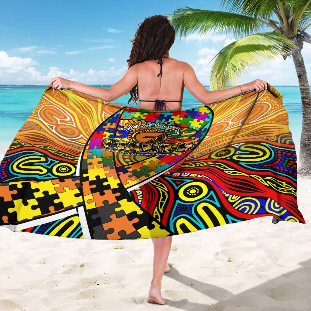 Autism Awareness Australia GWS Giants Sarong Aboriginal Indigenous Art