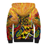 Autism Awareness Australia GWS Giants Sherpa Hoodie Aboriginal Indigenous Art