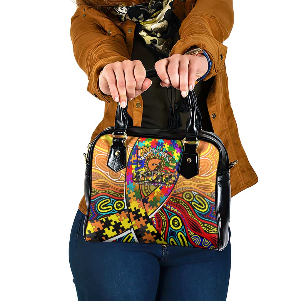 Autism Awareness Australia GWS Giants Shoulder Handbag Aboriginal Indigenous Art