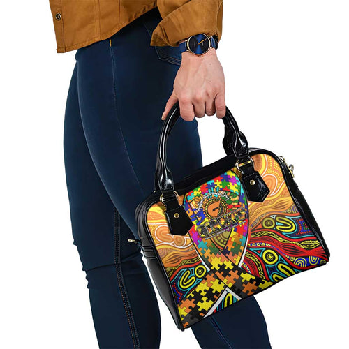 Autism Awareness Australia GWS Giants Shoulder Handbag Aboriginal Indigenous Art
