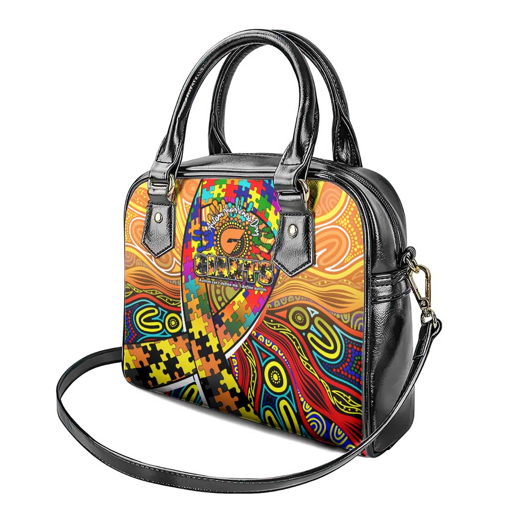 Autism Awareness Australia GWS Giants Shoulder Handbag Aboriginal Indigenous Art